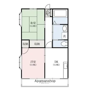 シティハウス大前【102号室】の間取り