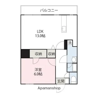 ウェルネス【101号室】の間取り