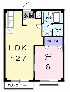 エルディムパーク【2階】の間取り
