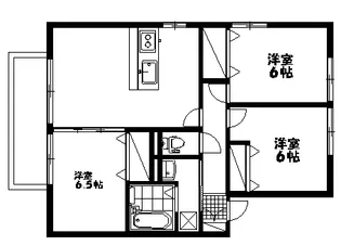 ソフィエル A【1階】の間取り