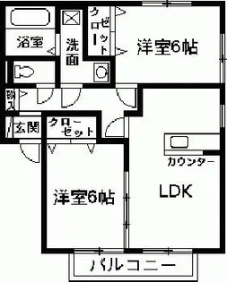 エトワール【2階】の間取り