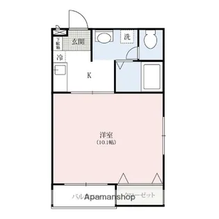 カーサモリグチⅢ【3号室】の間取り