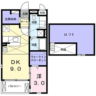 トレ フラテッリ【2階】の間取り