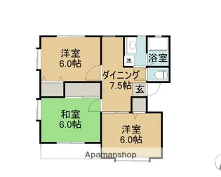 アネックス宮【2階】の間取り