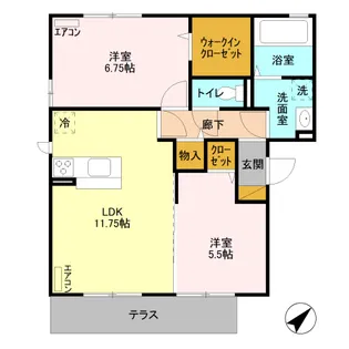 カノン【1階】の間取り