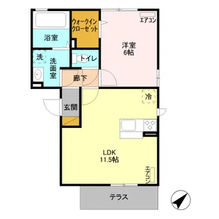カノン【1階】の間取り