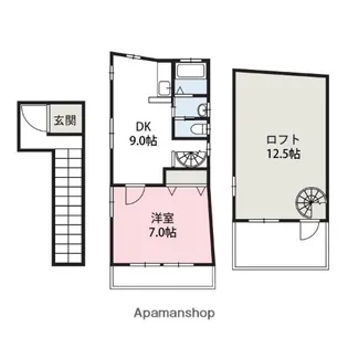 足利マンション【B号室】の間取り