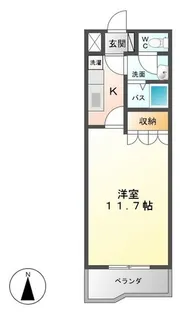 オータムウィンズ【1階】の間取り