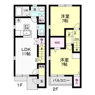 AKB R&A【2階】の間取り