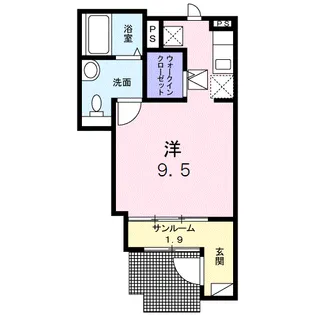 セレーナ・カーサ【1階】の間取り