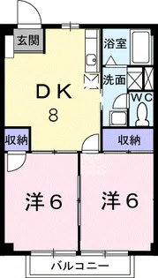 カーム植上Ⅰ【1階】の間取り
