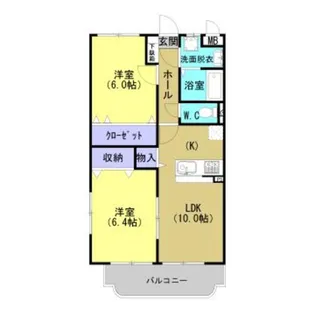 オリーブコート【3階】の間取り