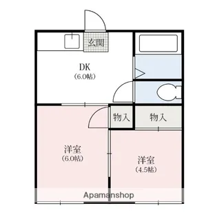 エターナル【101号室】の間取り