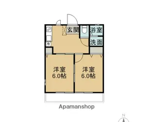 サニーハイツ【202号室】の間取り