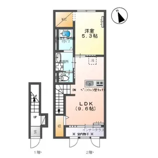 ヴィエナ【00202号室】の間取り