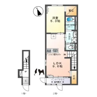 ヴィエナ【00201号室】の間取り