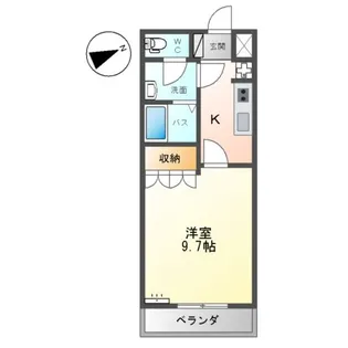 サン・マリカ【2階】の間取り