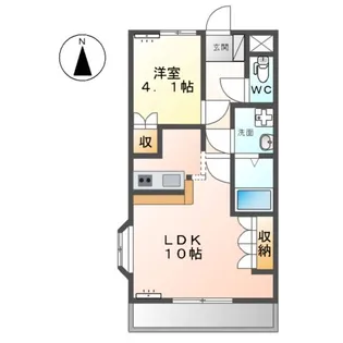 ルミナス・ウッド【2階】の間取り