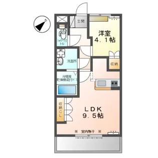 シャーロット・Ⅱ【2階】の間取り