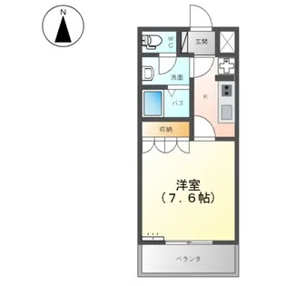 ライラック【00103号室】の間取り