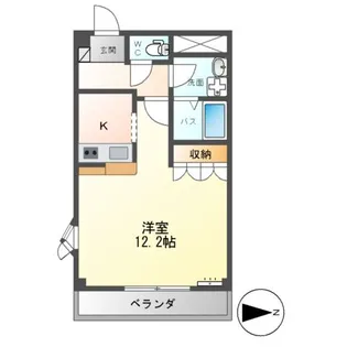 プレステージ佐野【2階】の間取り