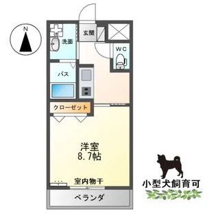 ラディッシュフィールド【2階】の間取り