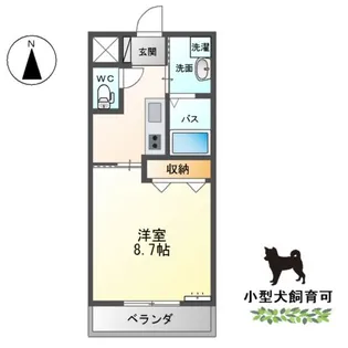 ラディッシュフィールド【1階】の間取り