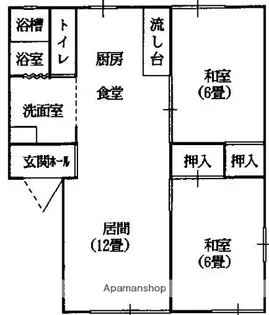ラフォーレ大前5【2階】の間取り