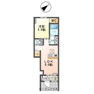 ネオ・プレミアム B棟【1階】の間取り