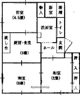 ラフォーレ常見8【2階】の間取り