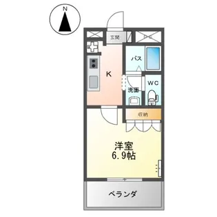 ザ・ワールド【2階】の間取り