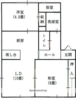 ラフォーレ福居8【2階】の間取り