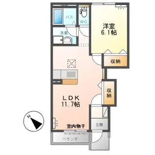 ノルン【1階】の間取り