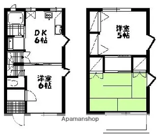 メゾネットヤマグチⅡ【1階】の間取り