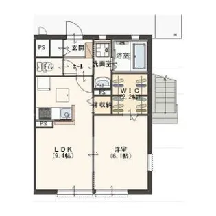 グレイス植上【1階】の間取り