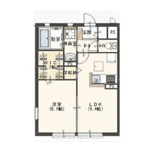 グレイス植上【1階】の間取り