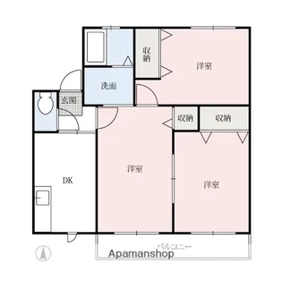 メゾン・エクスプレス【101号室】の間取り