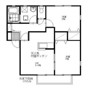 パールハイツ C【201号室】の間取り