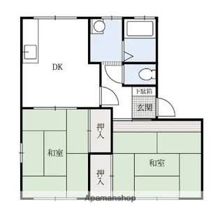 ラフォーレ常見2【1階】の間取り