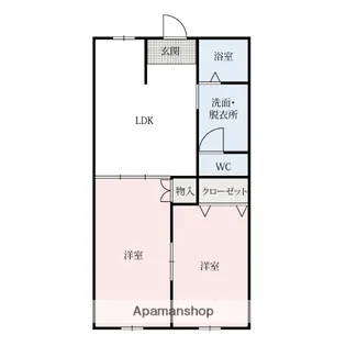 エスコーラ・フレンテ【203号室】の間取り