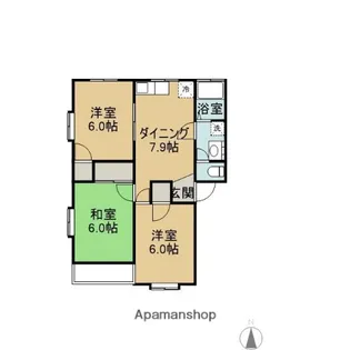 アネックス21花水木【2階】の間取り