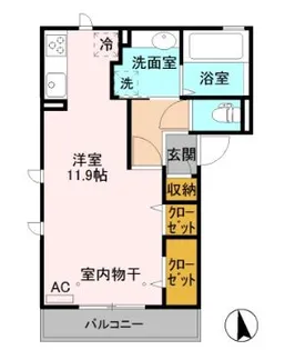 ファーストステージ【3階】の間取り