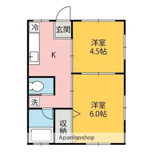 KAZUハイツ【201号室】の間取り