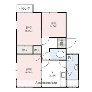 リヴィエール【201号室】の間取り