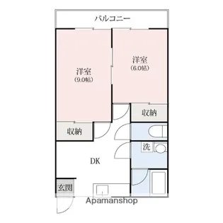グランフォレスト【202号室】の間取り