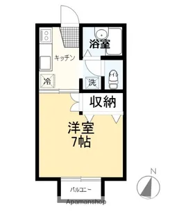 メゾン ビオレッツ【201号室】の間取り