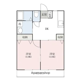 サンパレス山下【1階】の間取り
