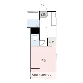 コーポ雄飛【208号室】の間取り