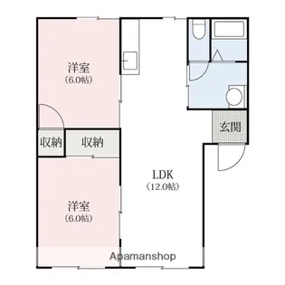 ラフォーレ大前3【B205号室】の間取り