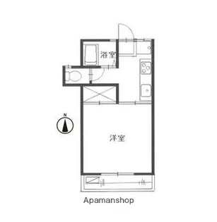 レピュートハウス【203号室】の間取り